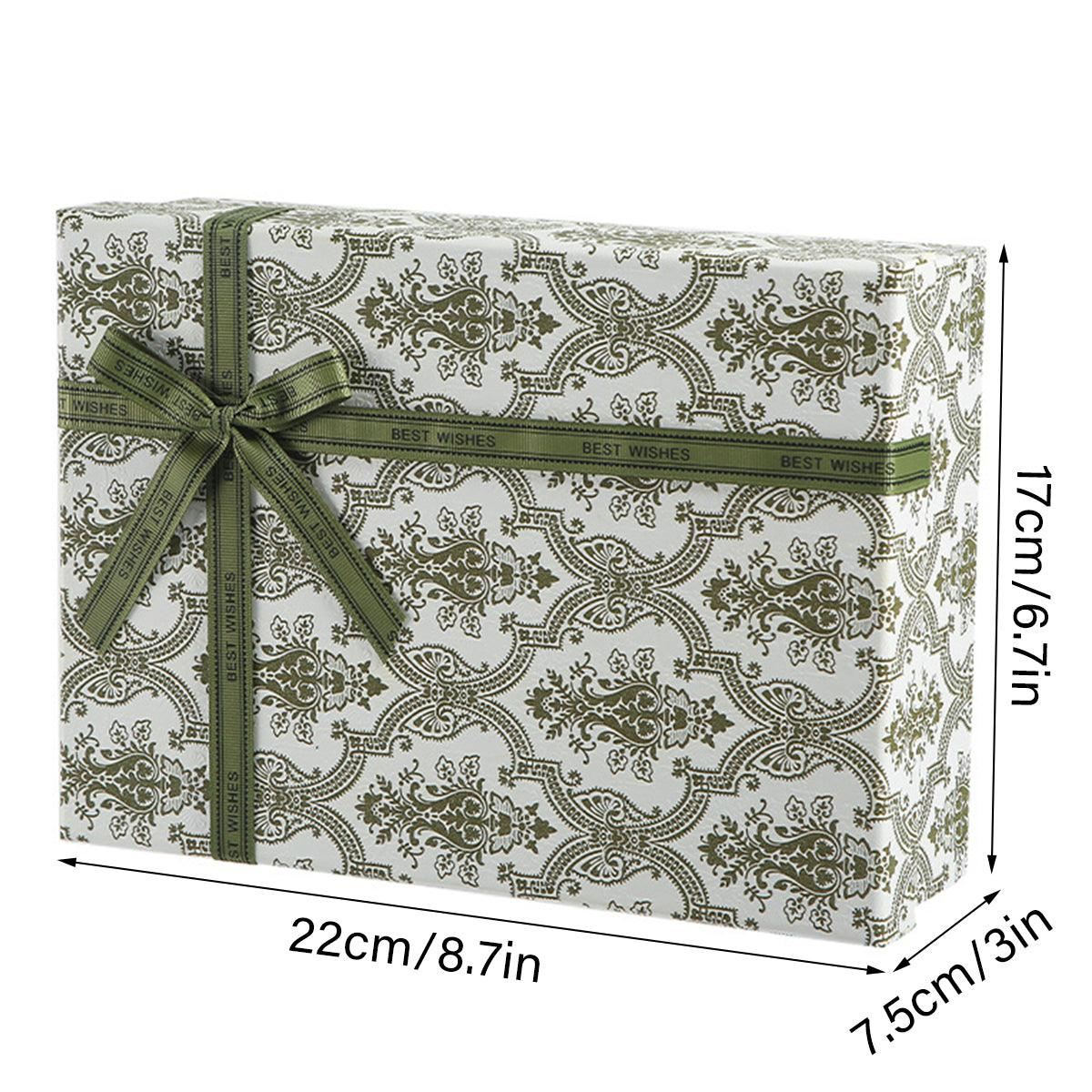 Green Gift Boxes Birthday Packaging Boxes 10PCS