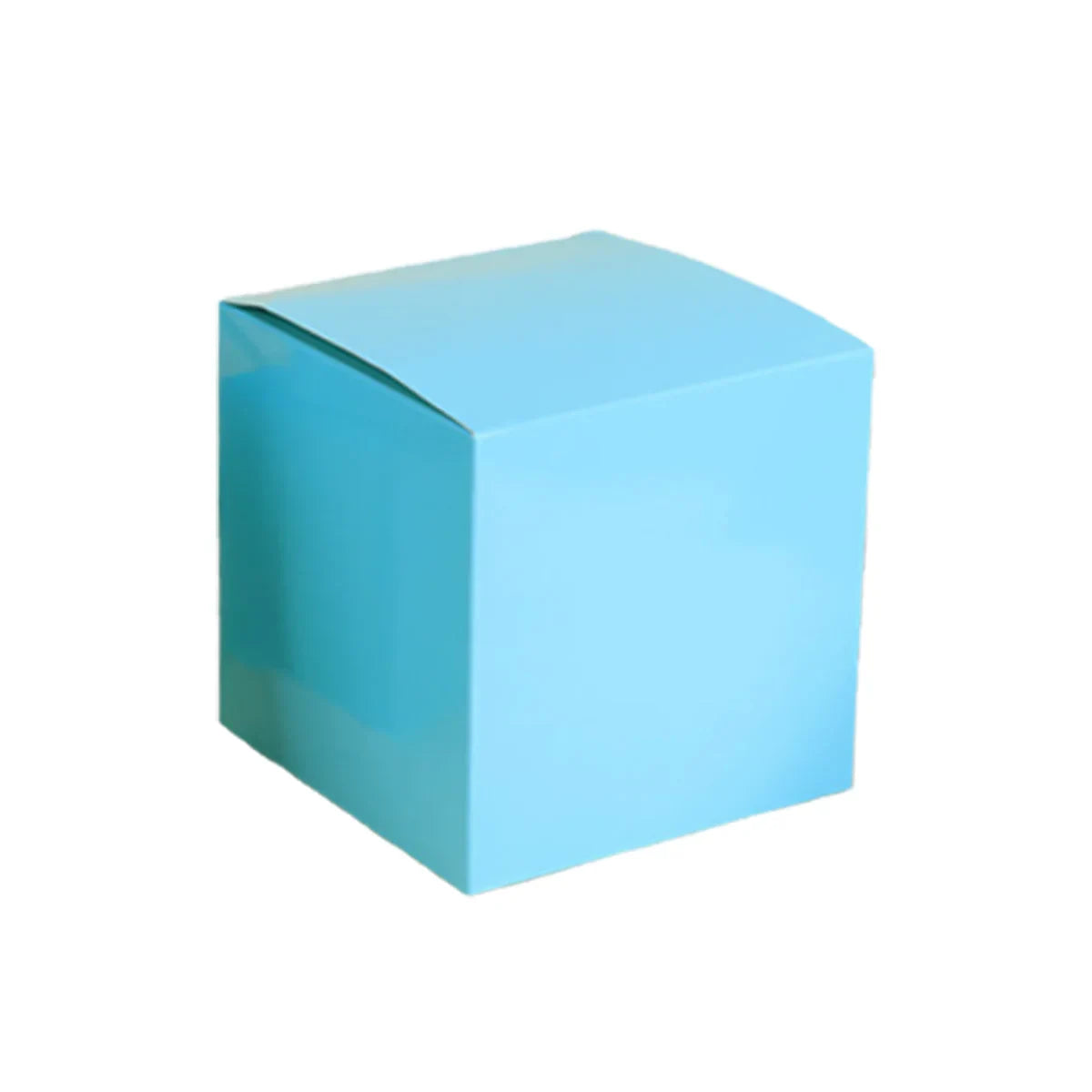 50pcs Colourful Square Paper Gift Packaging Boxes