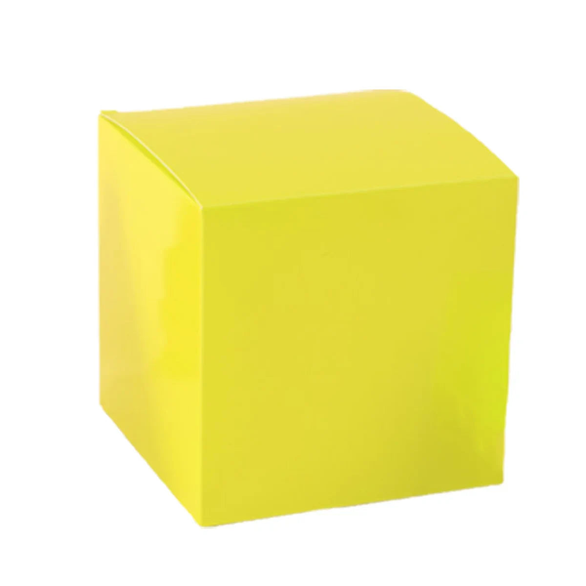 50pcs Colourful Square Paper Gift Packaging Boxes