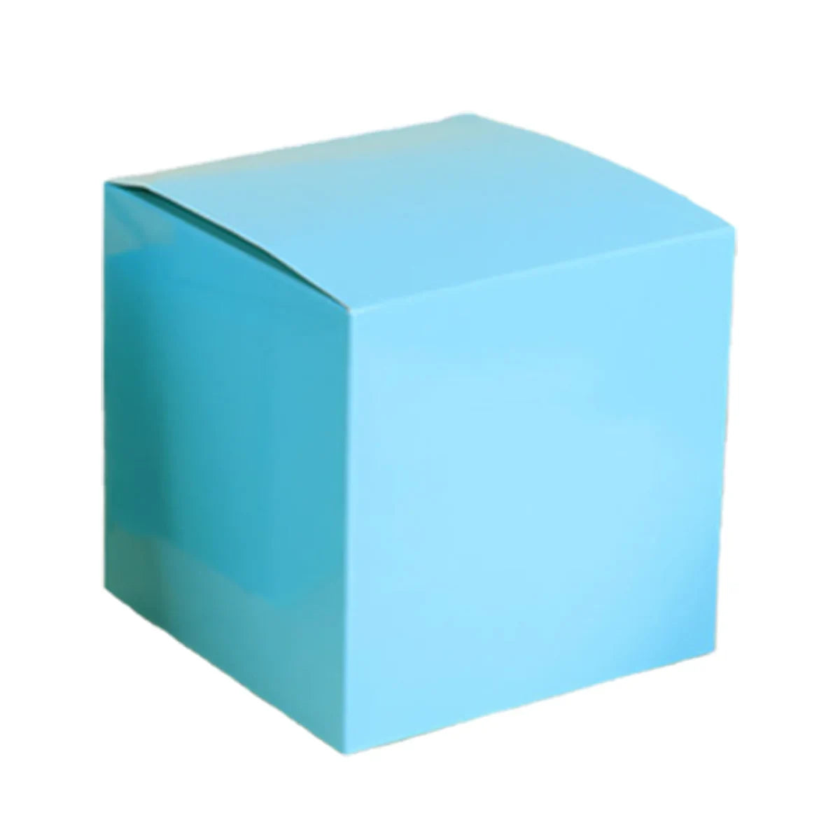 50pcs Colourful Square Paper Gift Packaging Boxes