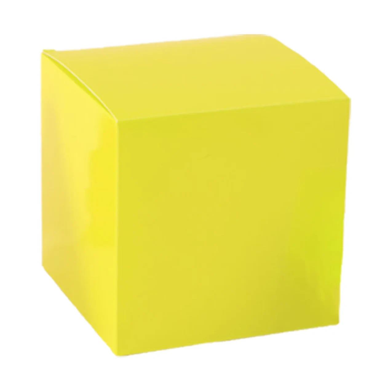 50pcs Colourful Square Paper Gift Packaging Boxes