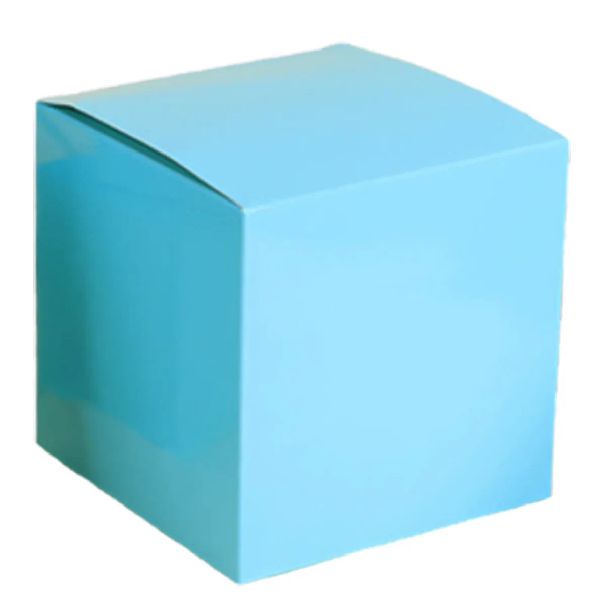 50pcs Colourful Square Paper Gift Packaging Boxes