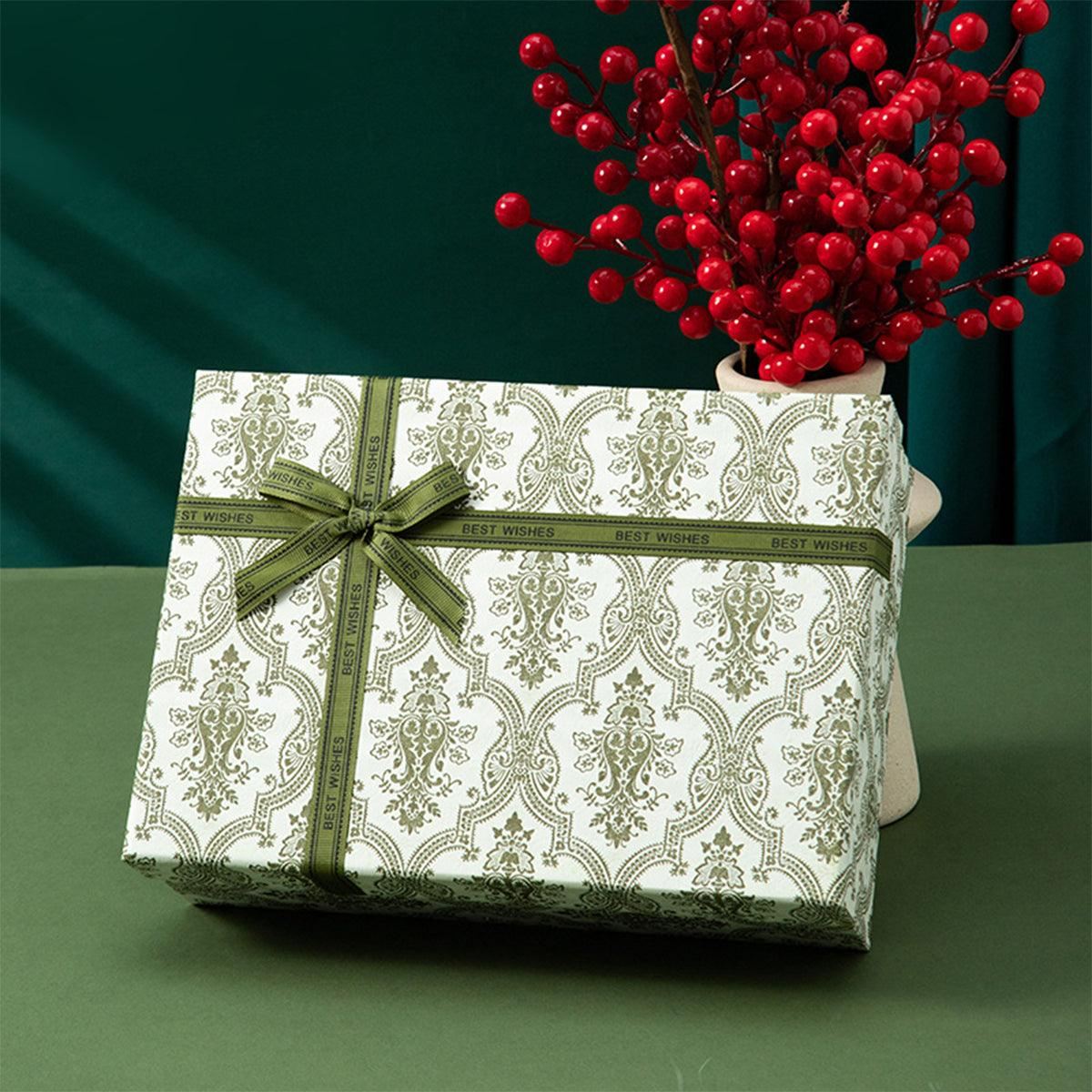 Green Gift Boxes Birthday Packaging Boxes 10PCS