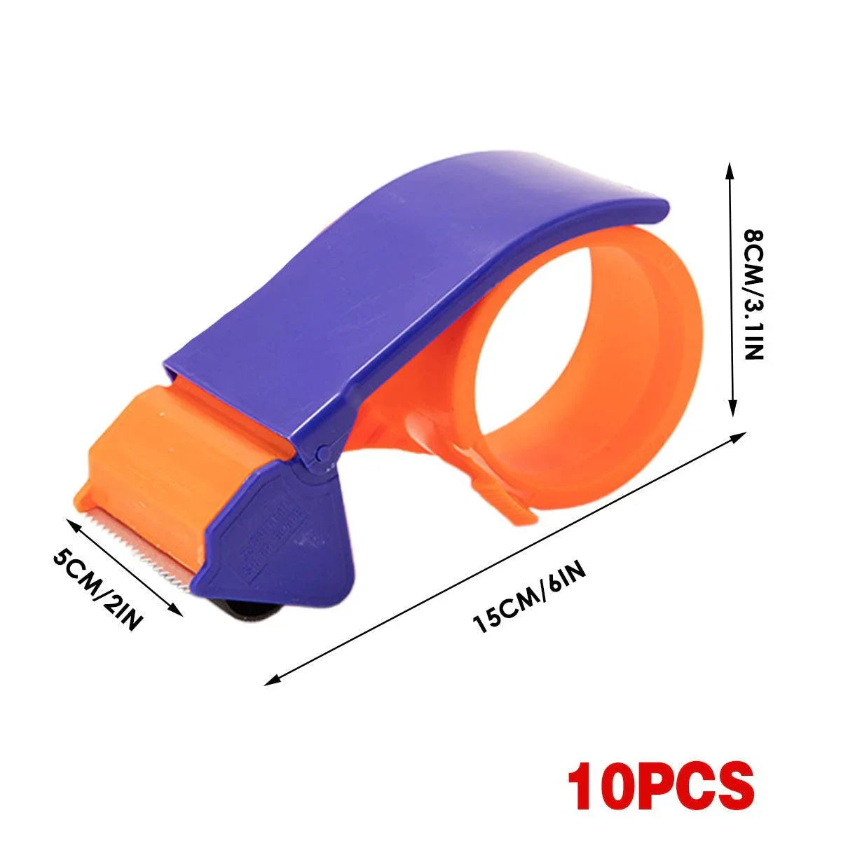 Handheld Tape Cutter Wrapping Paper Dispensers 10PCS