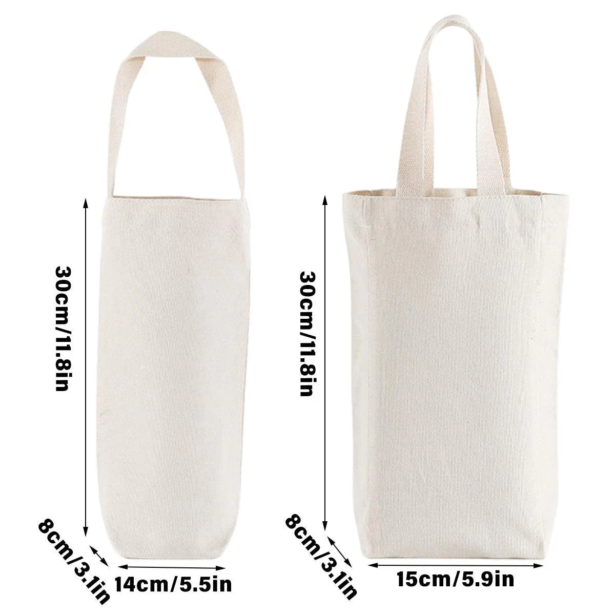 Wine Bag Canvas Burlap 10PCS