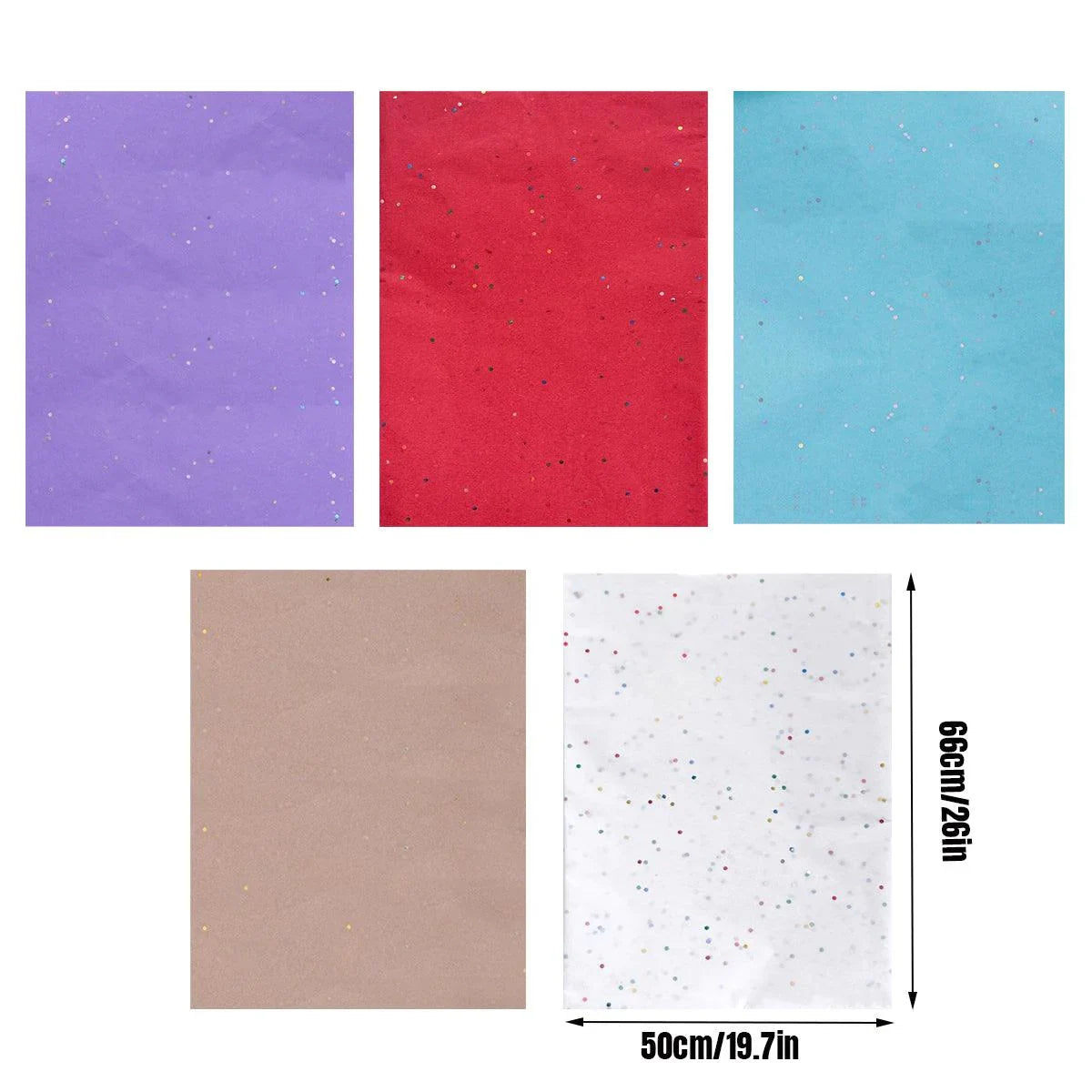 Floral Wrapping Paper Gift Packaging 50Sheets