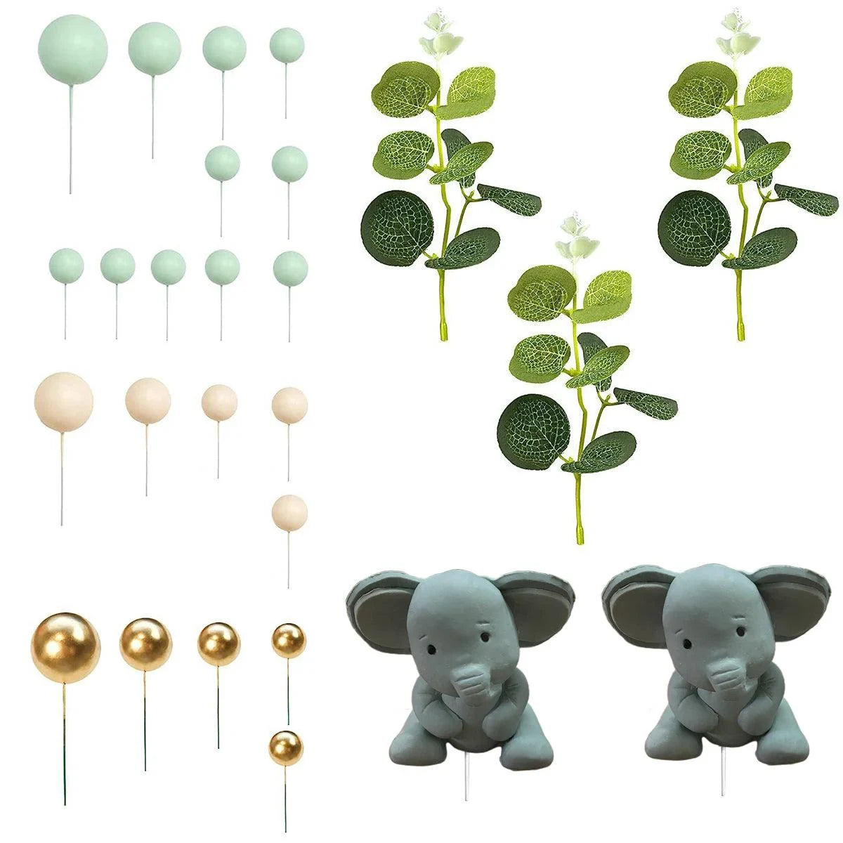 DIY Birthday Cake Decoration Set Baking Supplies 1Set