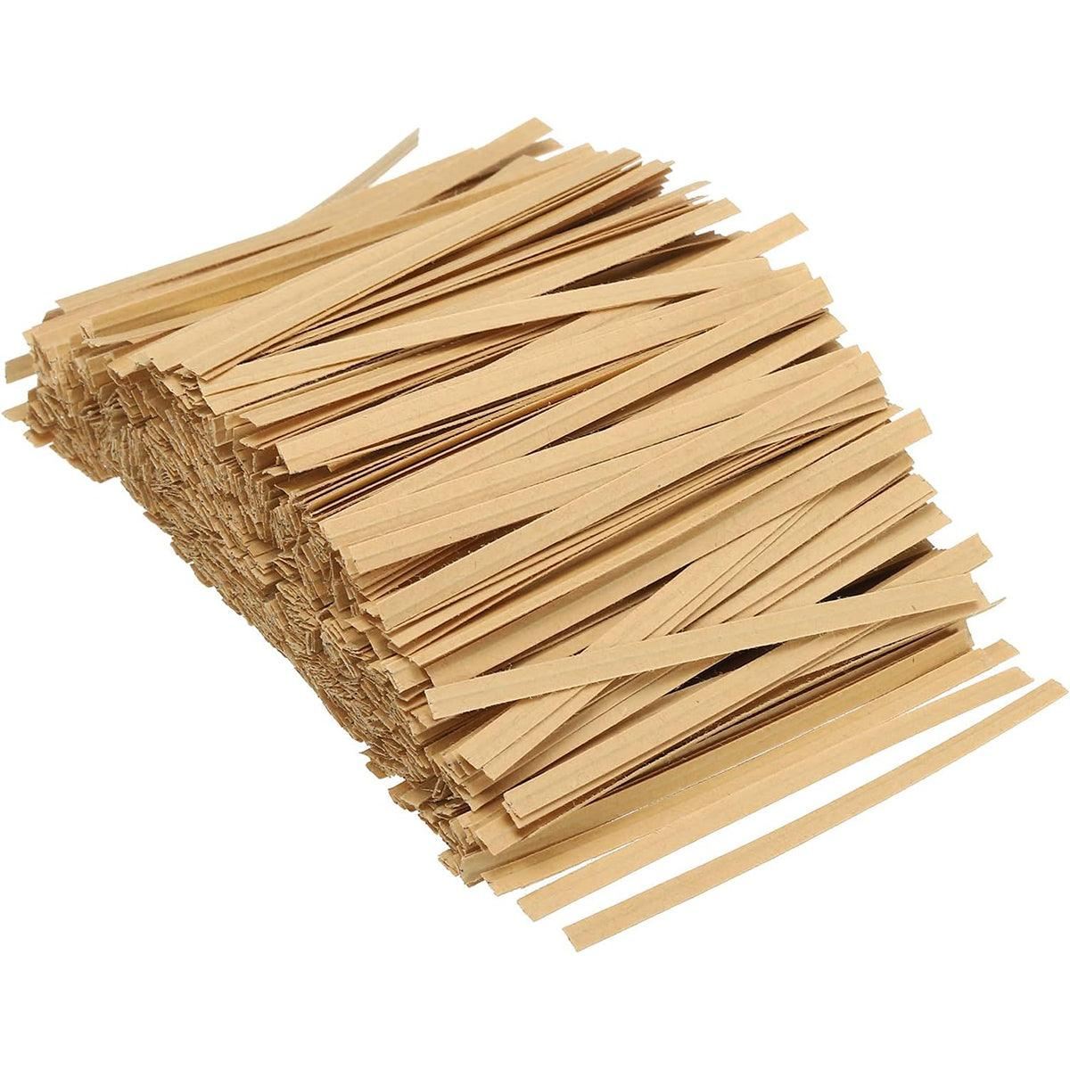 Paper Metal Wire Core Baking Packing Sealing Supplies 1000PCS