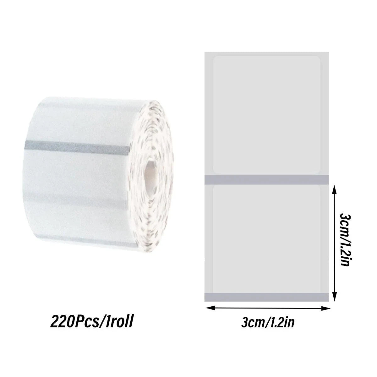Transparent Label Printer Paper 1 Roll