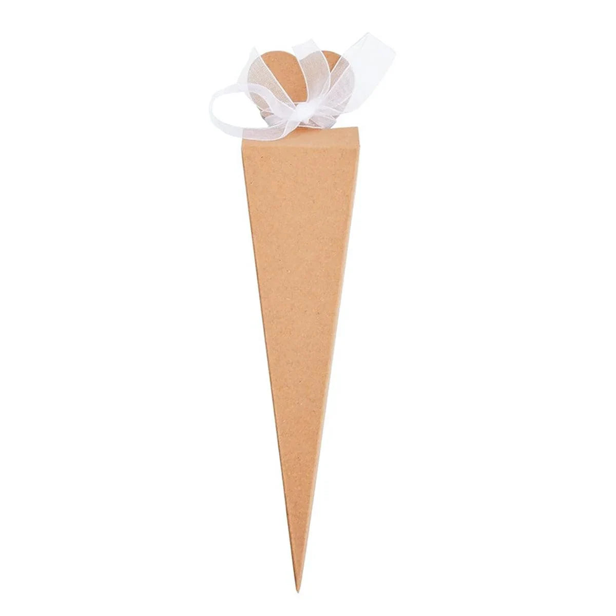 Cone Candy Gift Boxes Ice Cream Shape 50PCS