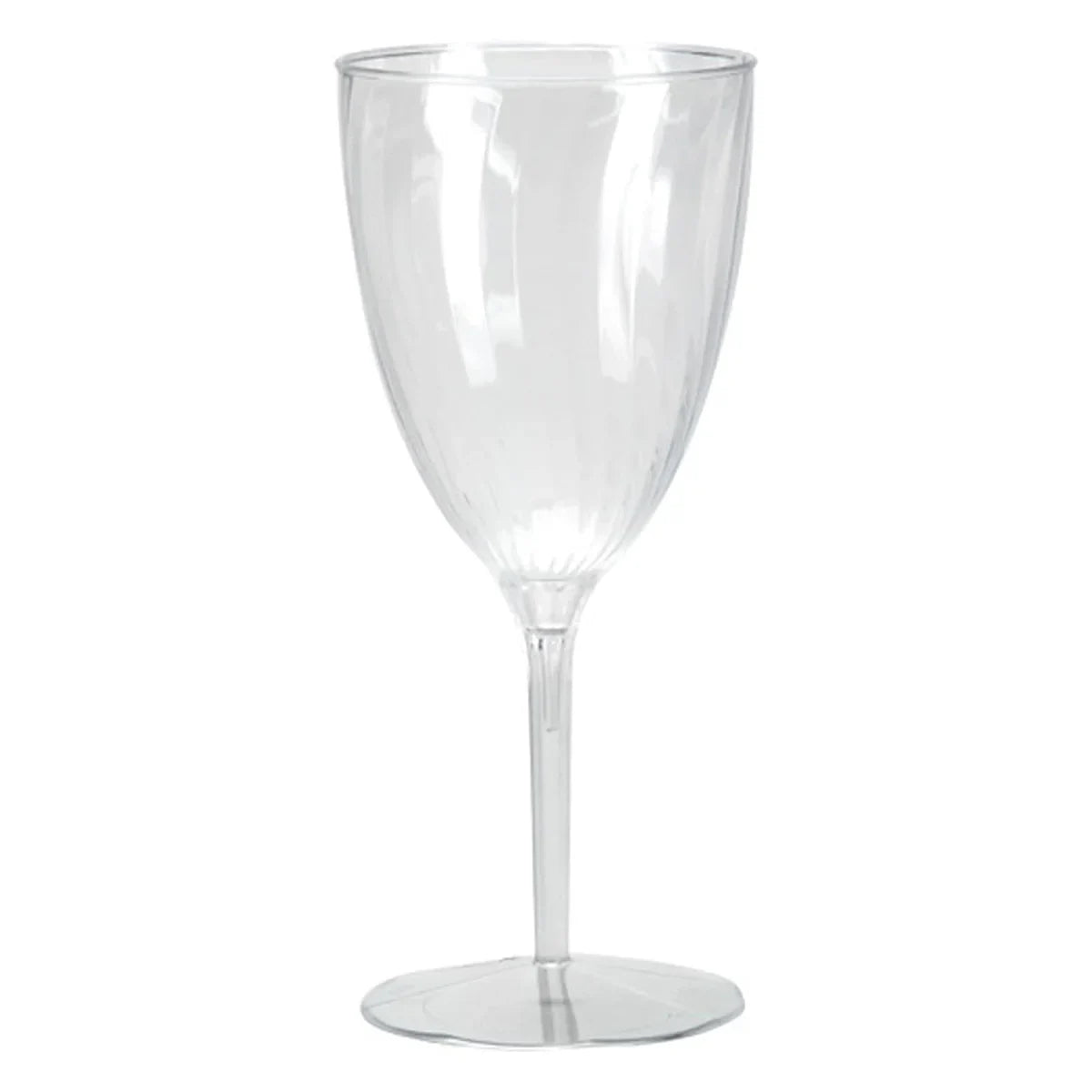 8pcs 210ml Plastic Twill Wine Glasses for Party Bar