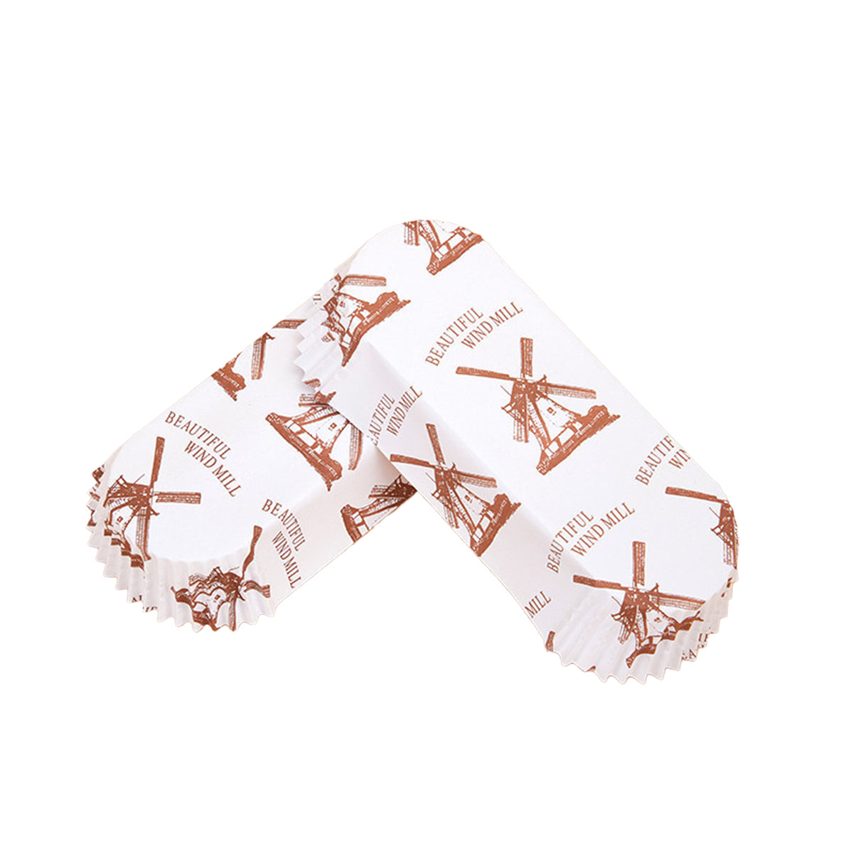 300PCS Bread Paper Cups Food Grade Oil Proof Heat Resistant