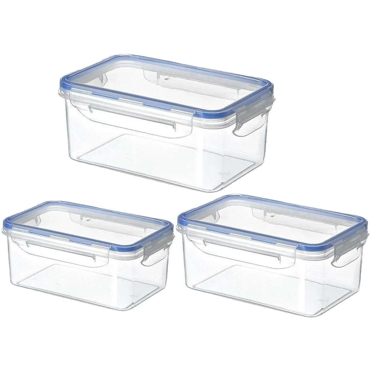 Clear Airtight Food Storage Containers 3PCS