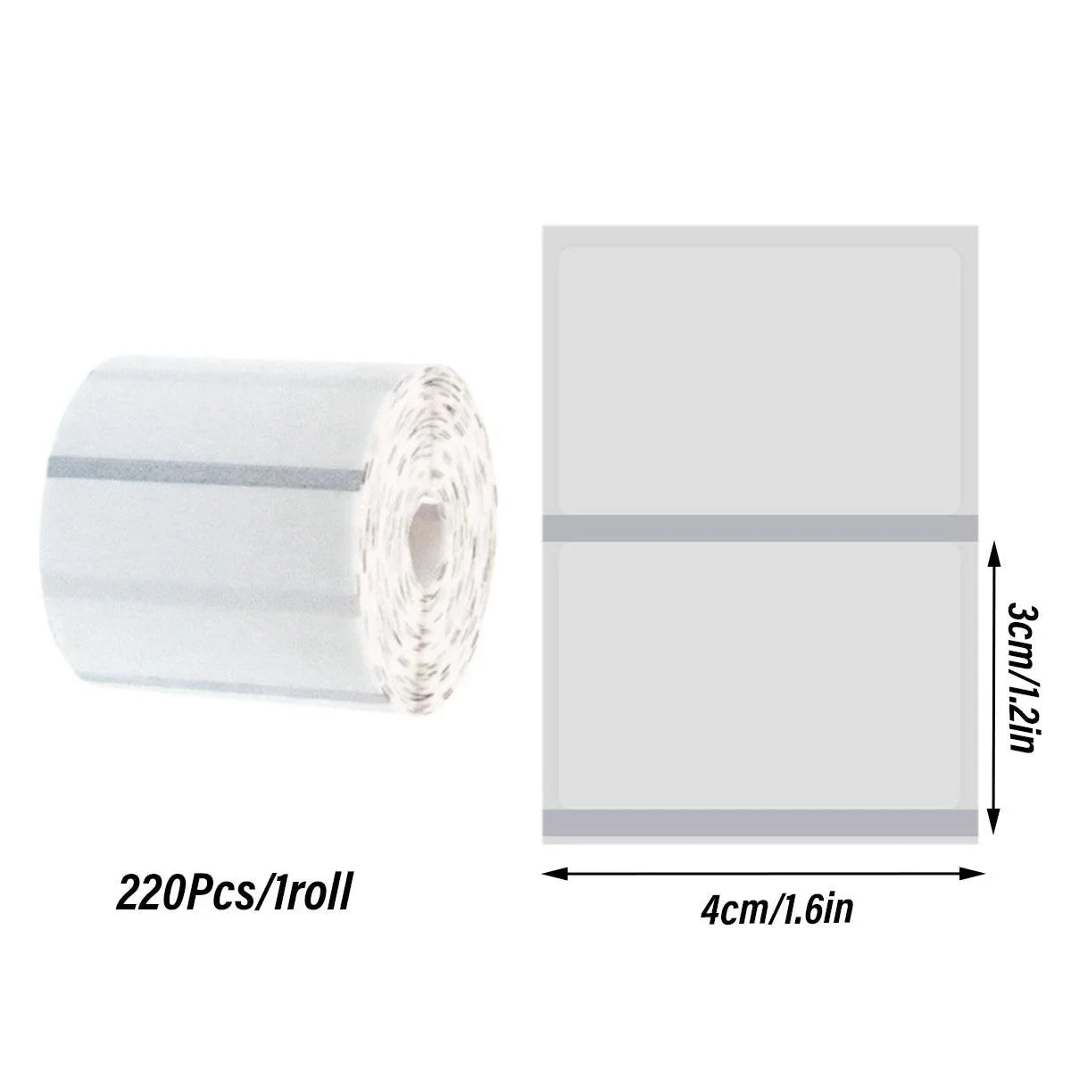 Transparent Label Printer Paper 1 Roll