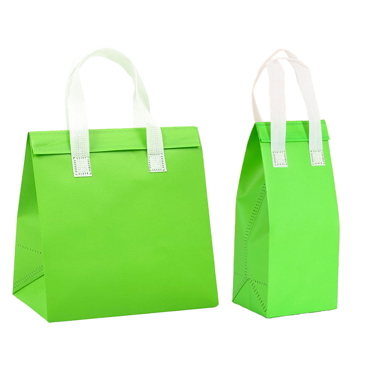 50PCS Coffee Takeaway Packaging Bags with Handle Self-Adhesive Durable