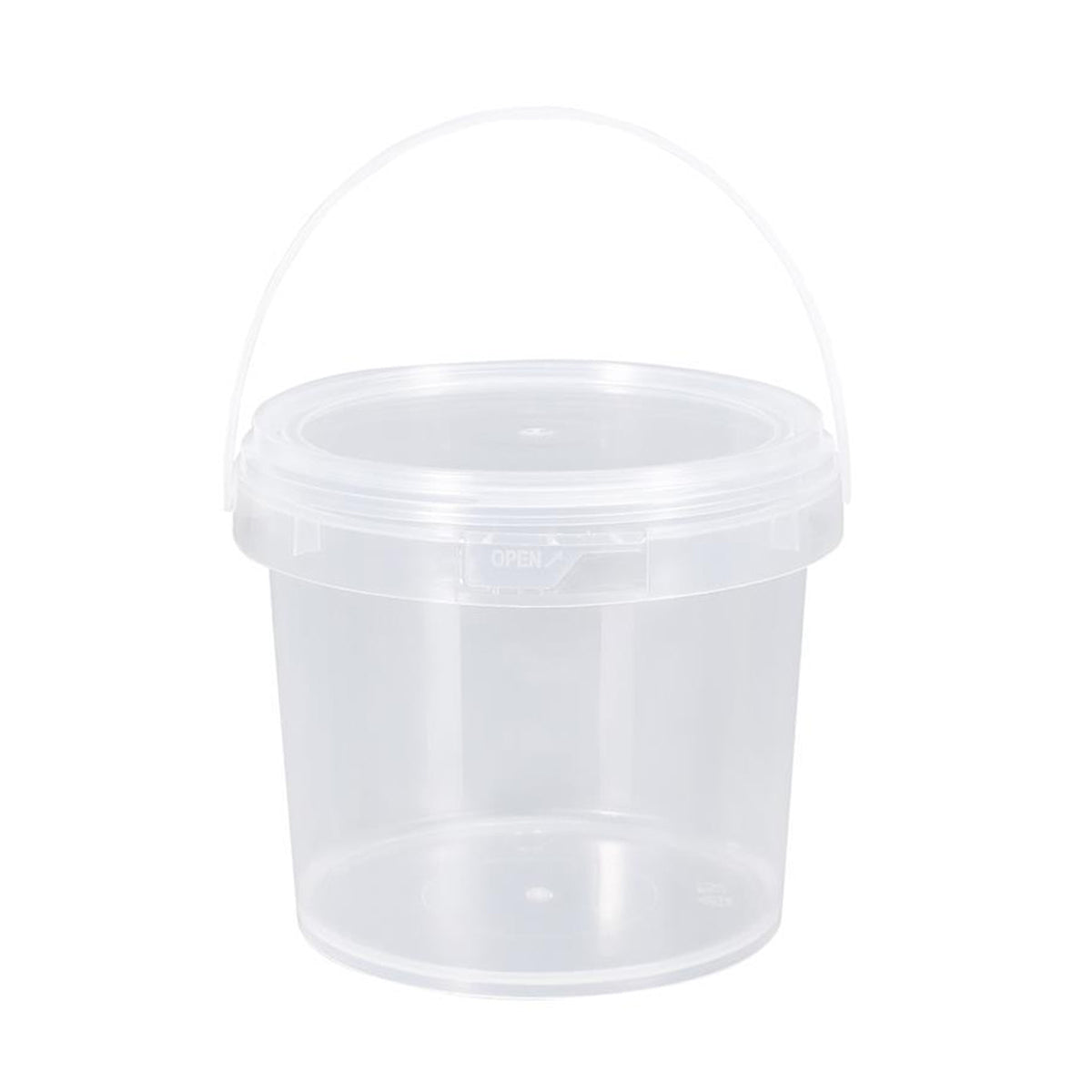 20PCS Food Grade Plastic Sealed Containers 750ml 1500ml Transparent Storage