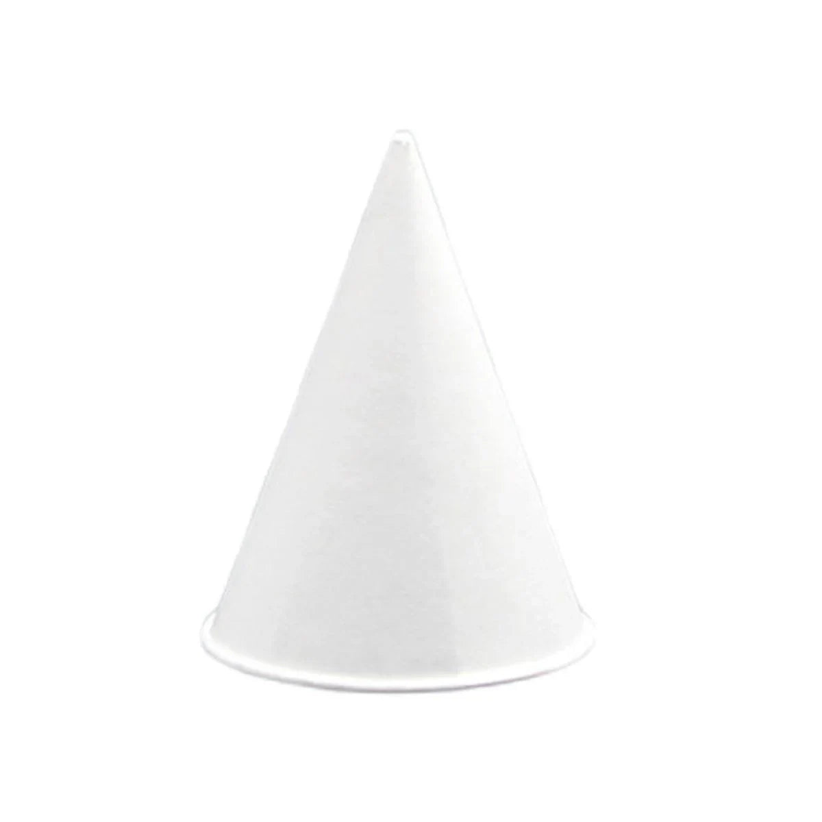 White Paper Cup Conical Pointed Bottom 200PCS