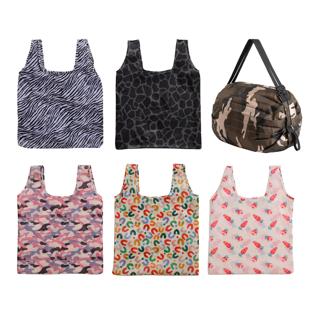 Reusable Eco-Friendly Grocery Bag Shopping Tote 1PC