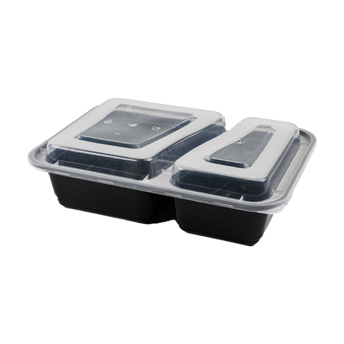 30PCS Food-Grade Takeout Packaging Boxes with Clear Lids for Meal Prep