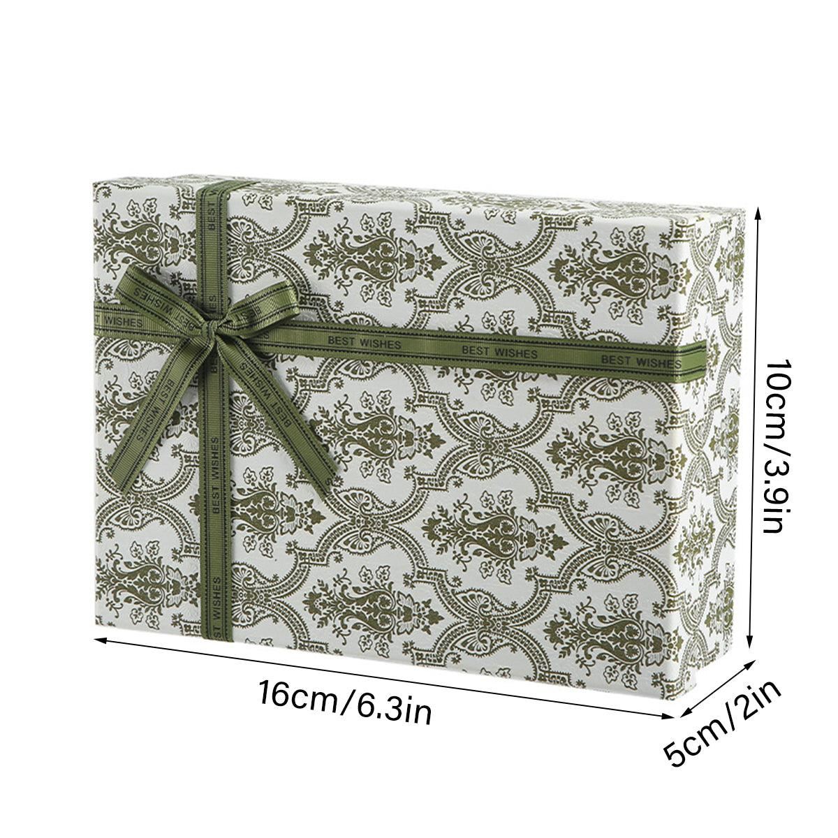 Green Gift Boxes Birthday Packaging Boxes 10PCS