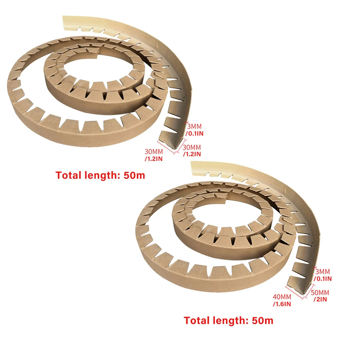 Paper Coil Edge Guards for Steel Metal Roll Protection