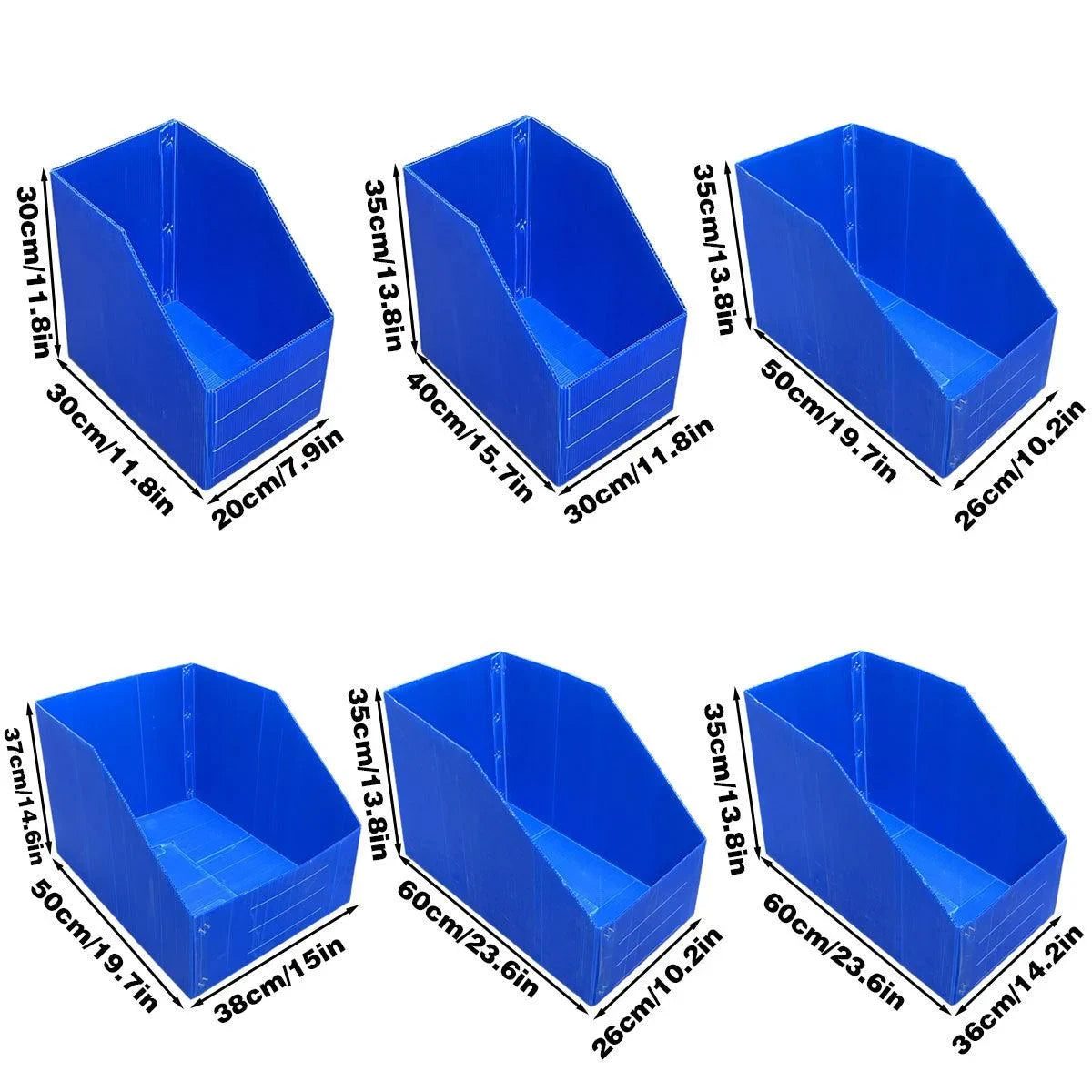 Plastic Storage Box Clear Hard Case 6Sizes