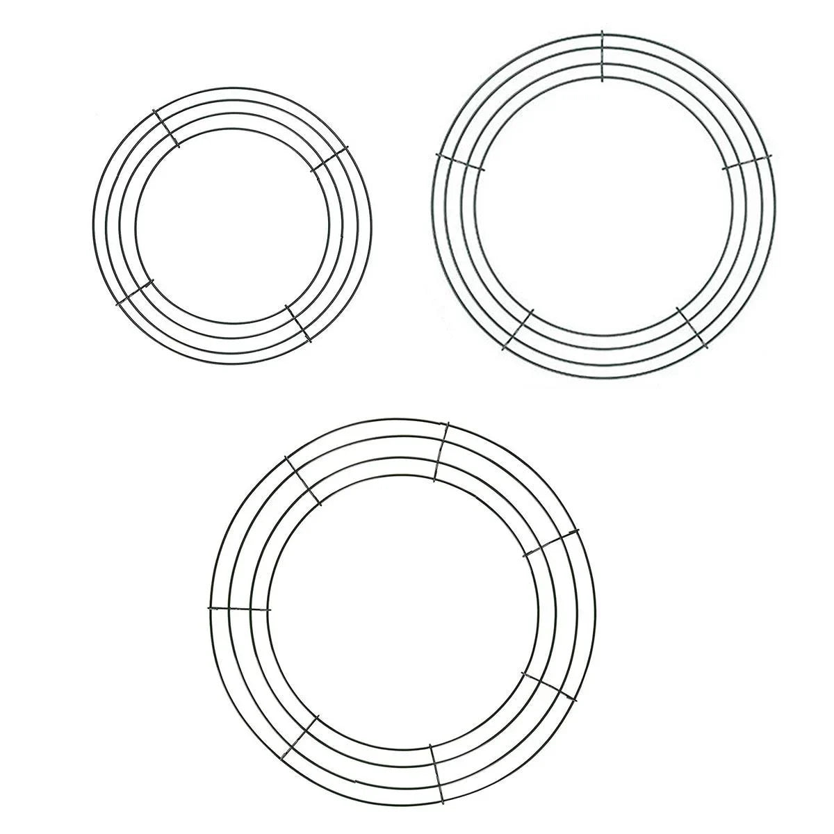 Wreath Wire Floral Craft Decoration 10PCS