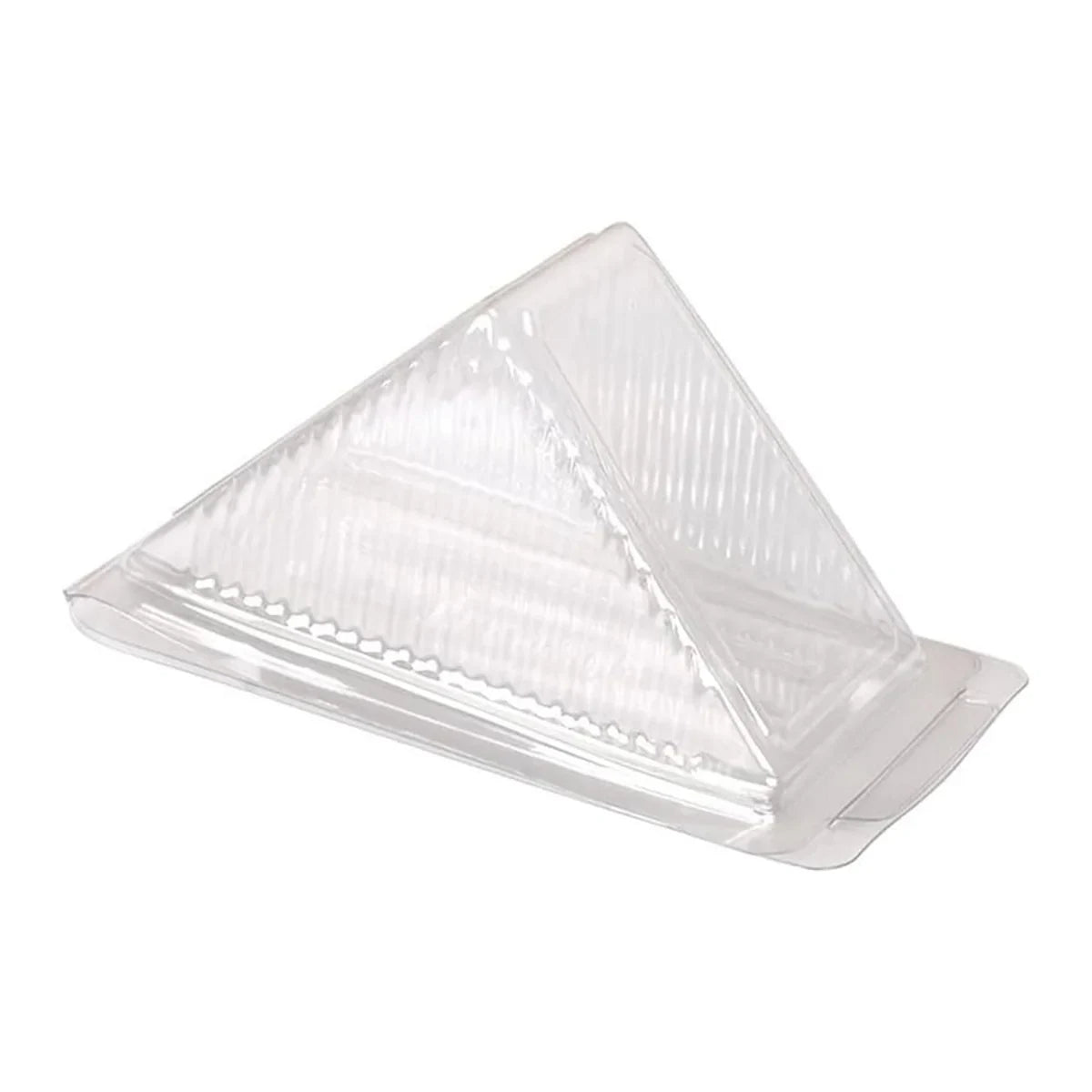 100pcs Transparent Triangle Plastic Sandwich Boxes