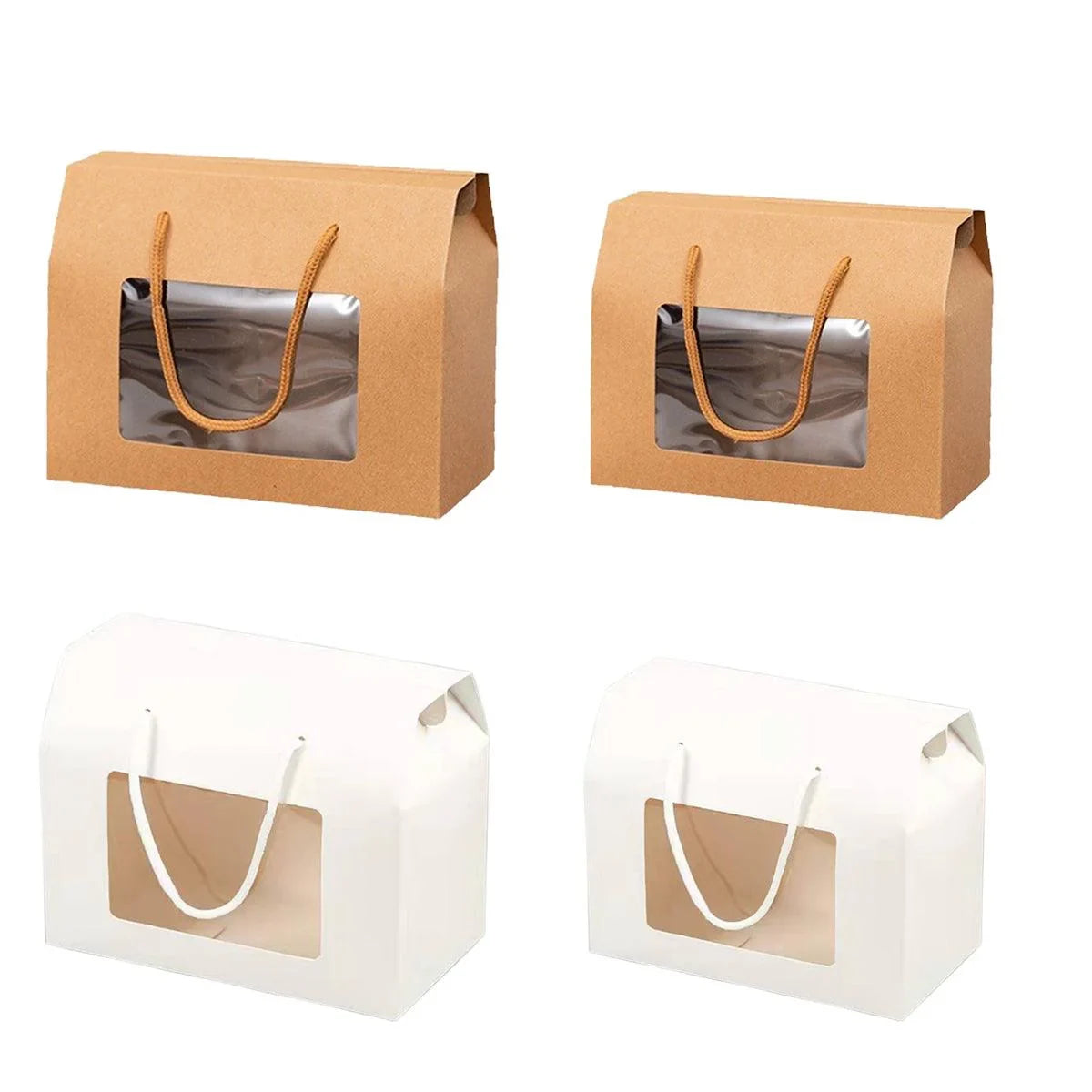 Window Handle Gift Box Folding Packaging Box 20PCS