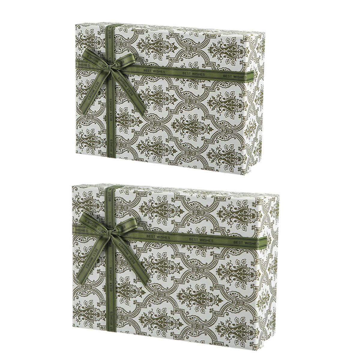 Green Gift Boxes Birthday Packaging Boxes 10PCS