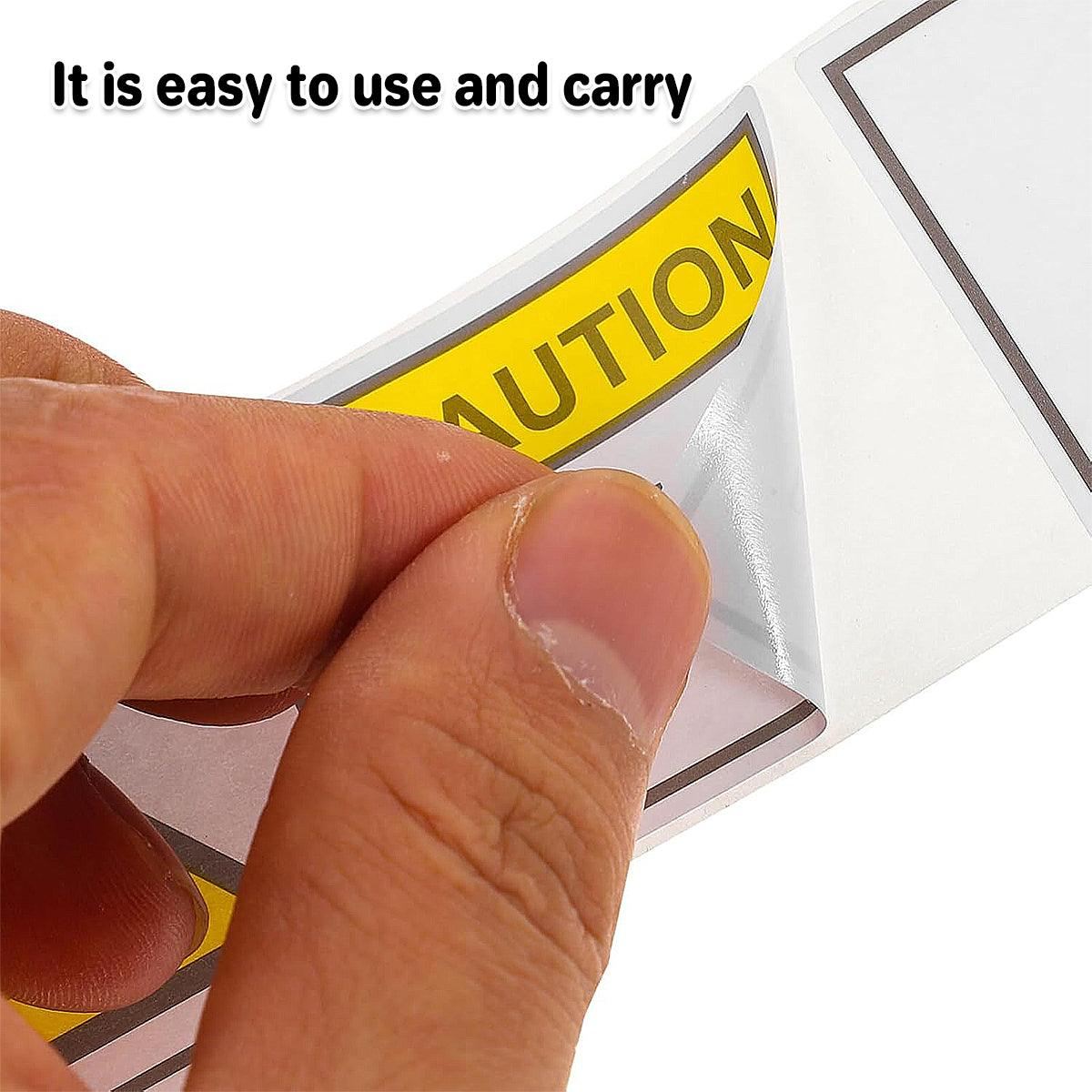 Overweight Warning Label Sticker 1 Roll