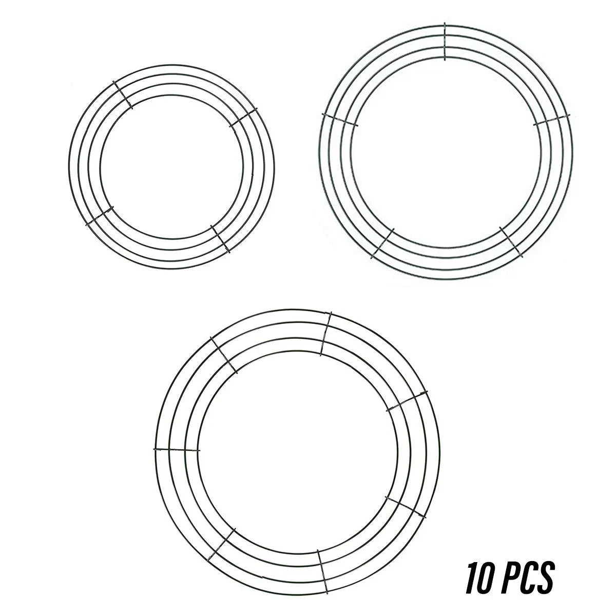 Wreath Wire Floral Craft Decoration 10PCS