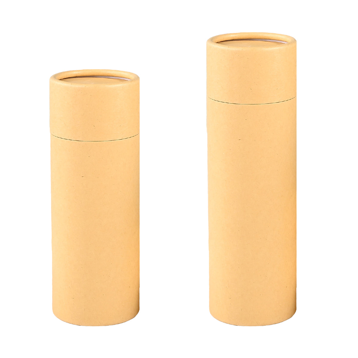 10PCS Kraft Paper Tube Packaging Containers for Storage and Mailing