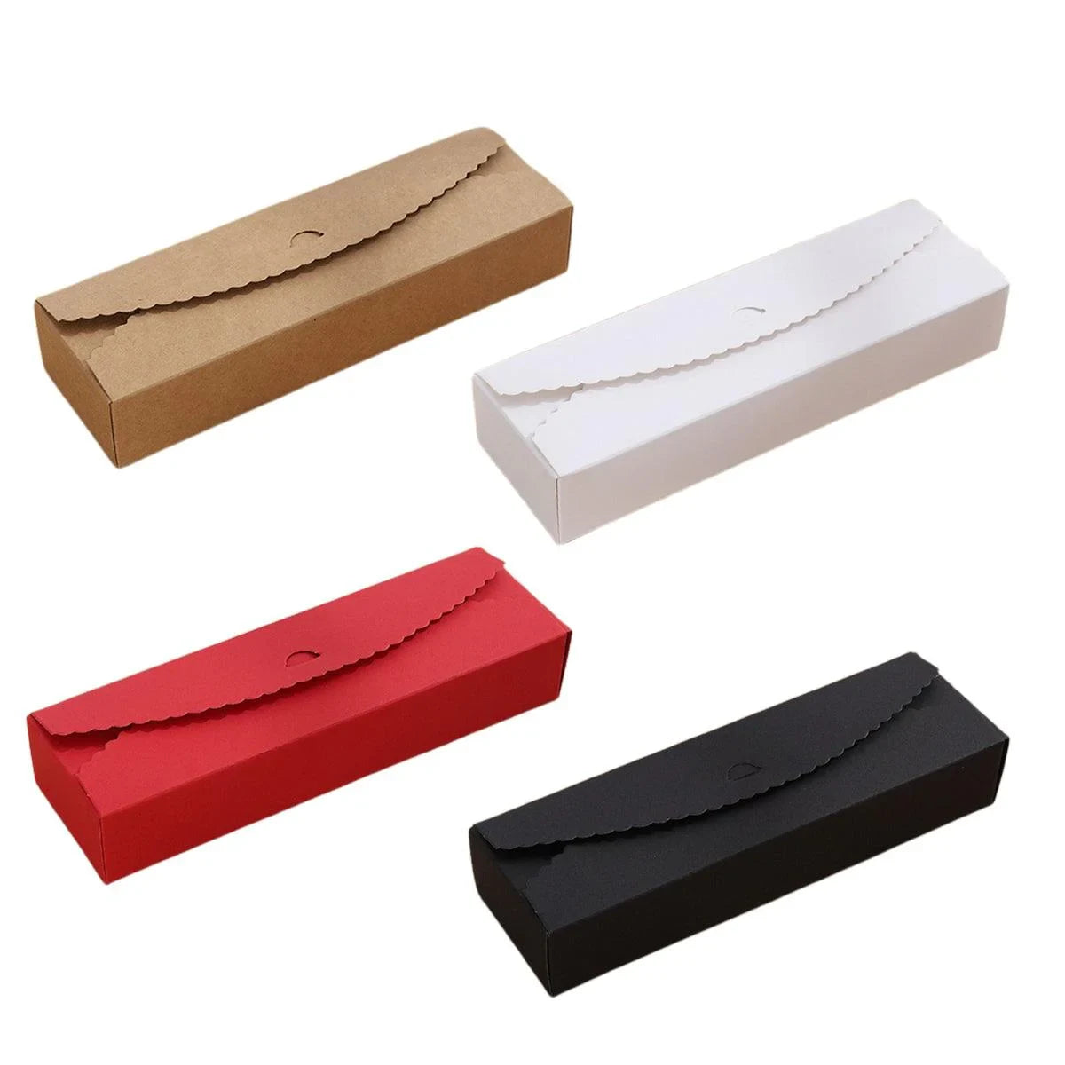 Kraft Paper Baking Box Biscuit Packing Box 50PCS
