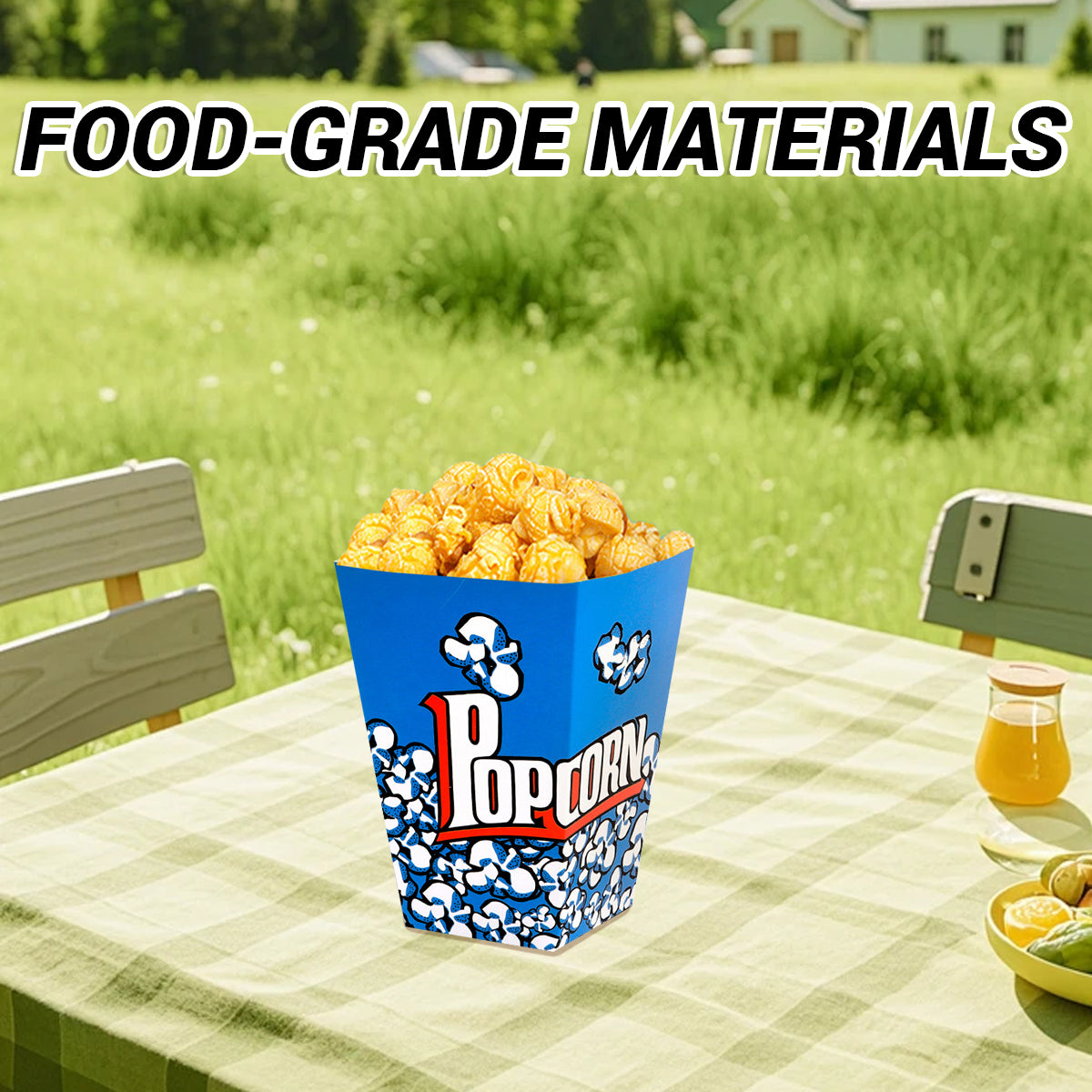 Popcorn Box Snack Box Disposable Food Container For Fast Food Takeaway