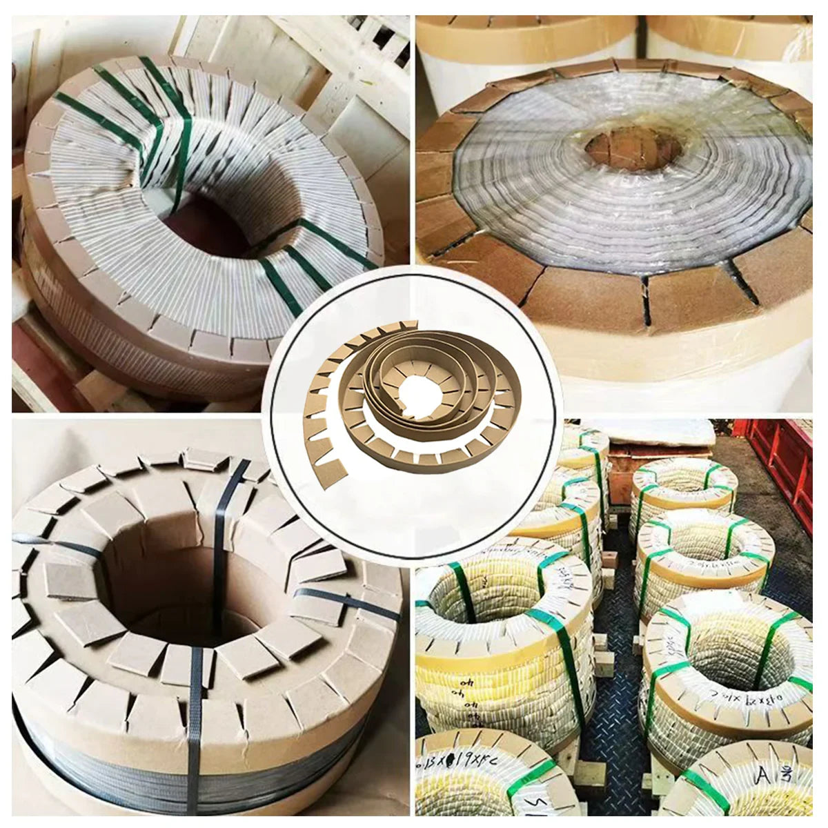 Paper Coil Edge Guards for Steel Metal Roll Protection