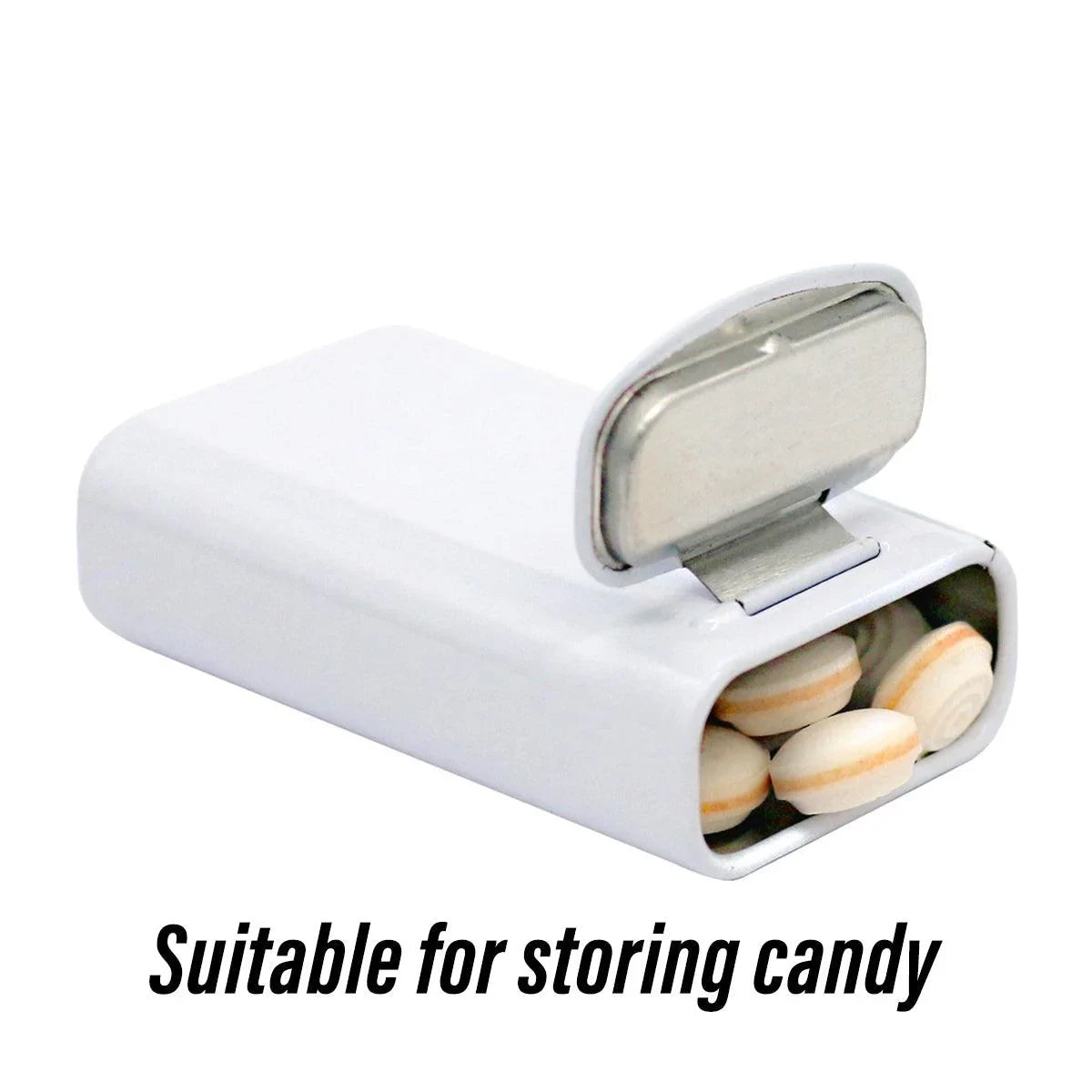 Metal Clamshell Candy Box Storage Container 10PCS