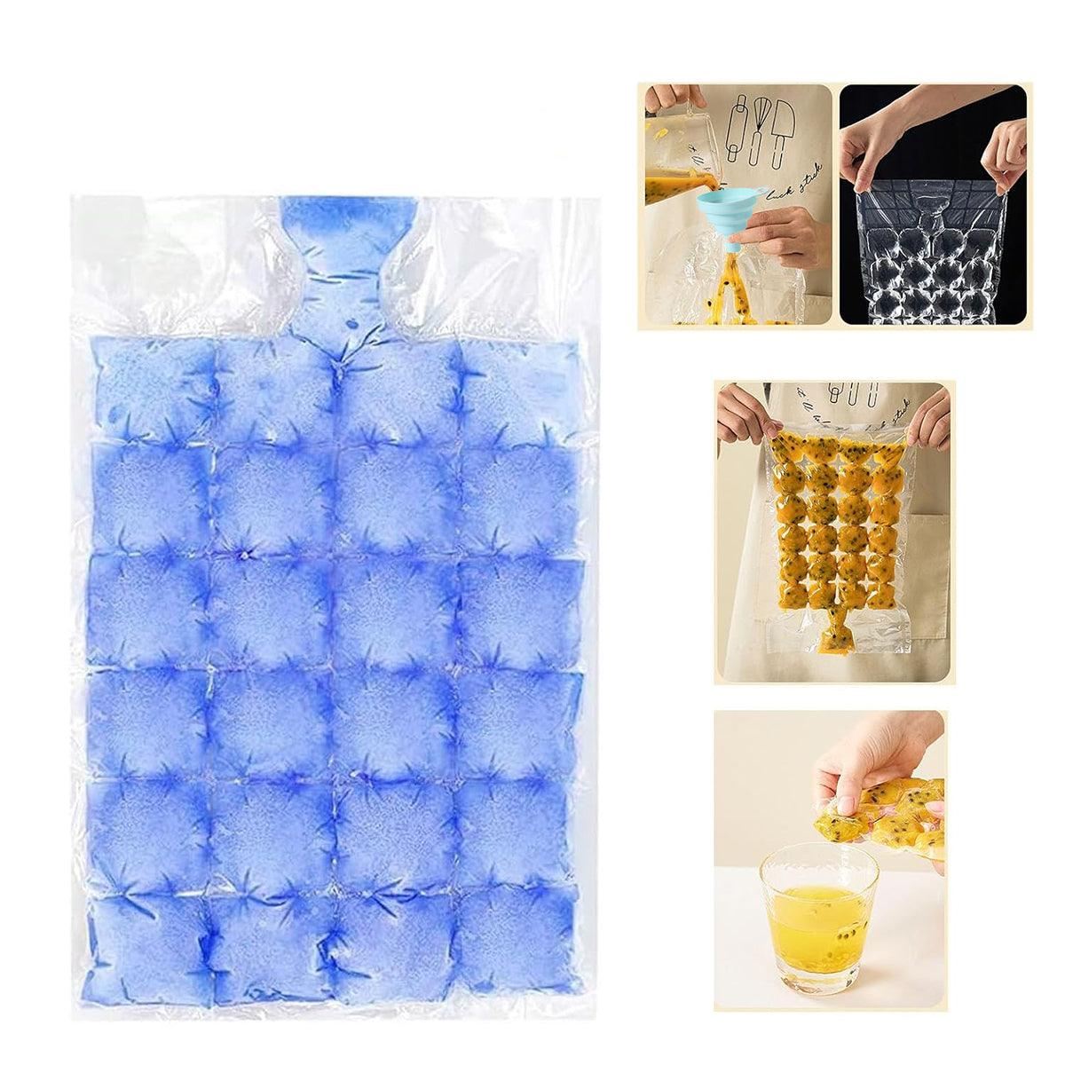 Disposable Ice Pack Bag Water Injection Ice Cube Mold 100PCS