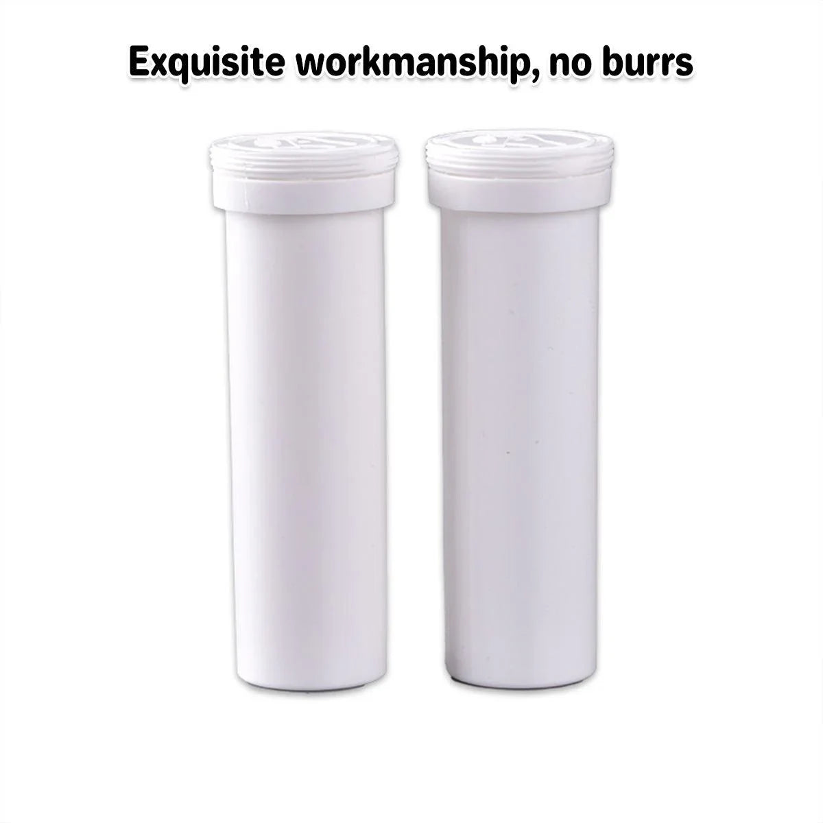 Effervescent Tablet Bottle Plastic Storage Container 50PCS