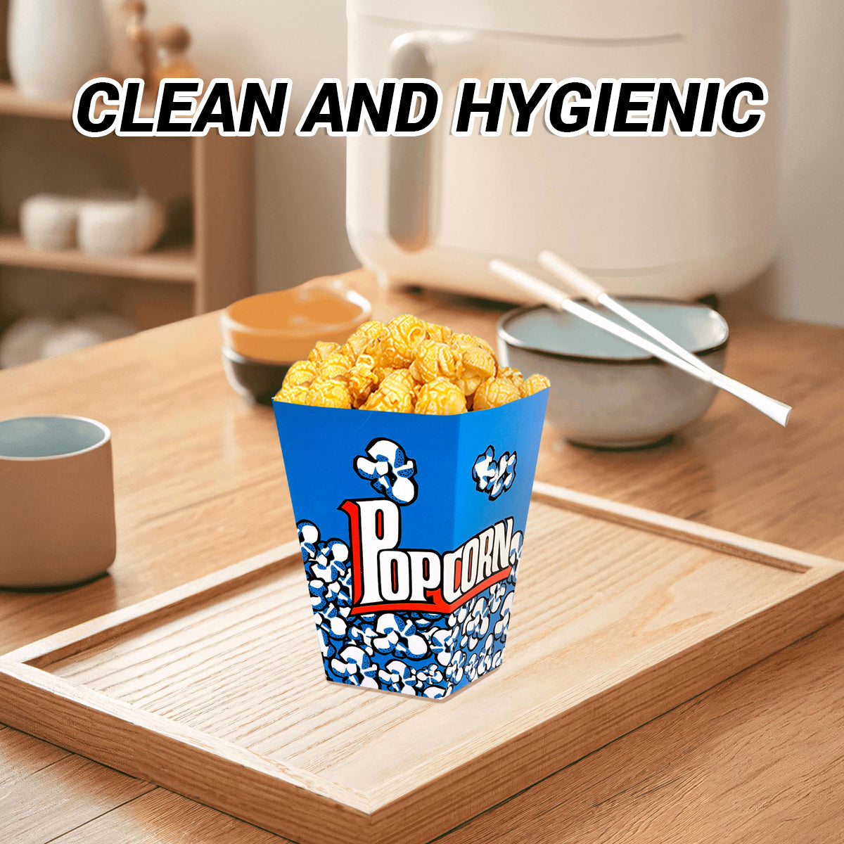 Popcorn Box Snack Box Disposable Food Container For Fast Food Takeaway