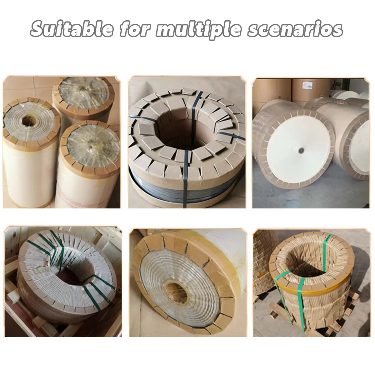 Paper Coil Edge Guards for Steel Metal Roll Protection