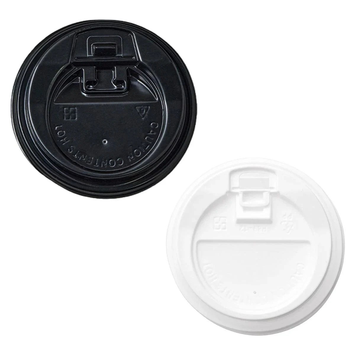 Disposable Plastic Takeaway Coffee Cup Lids 50PCS