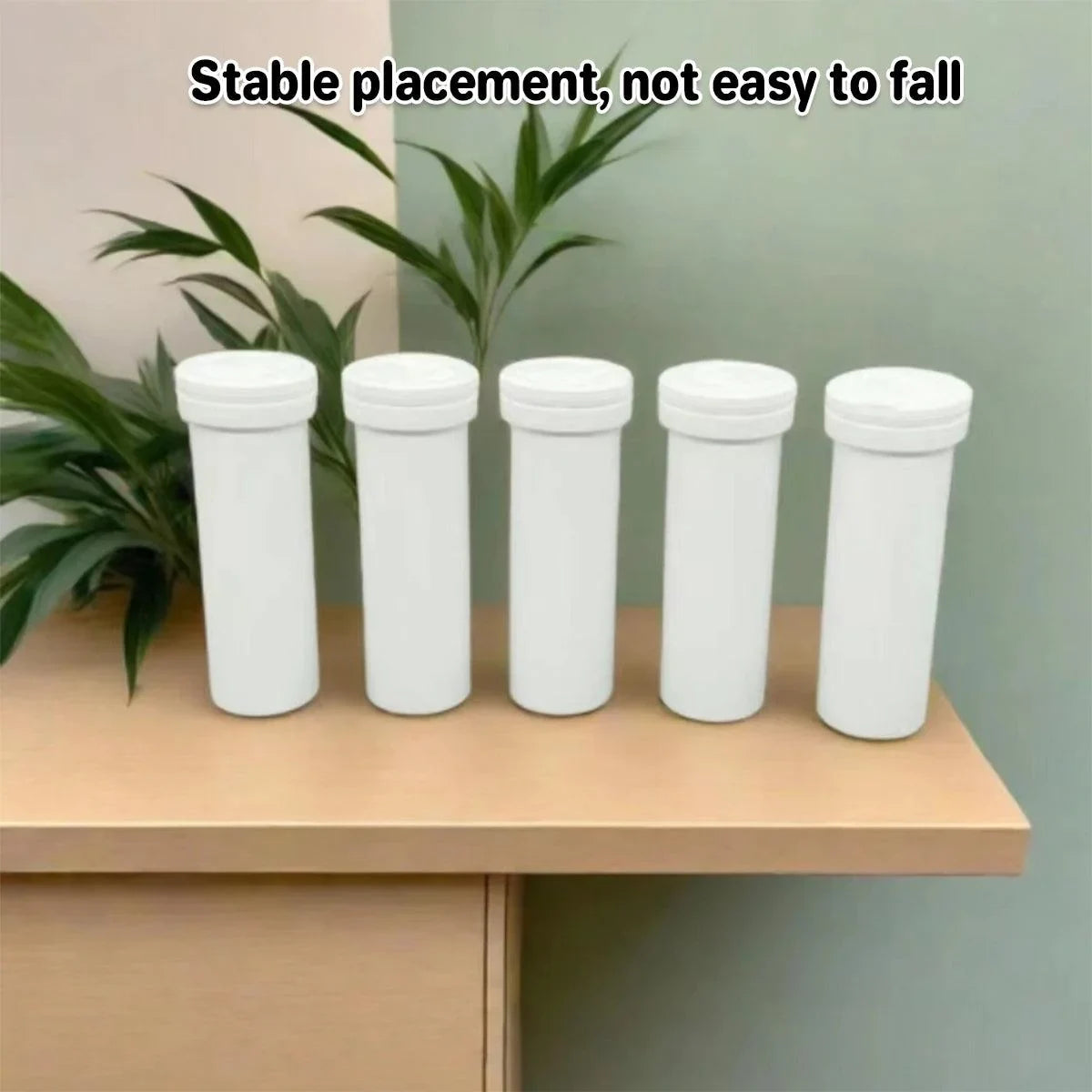 Effervescent Tablet Bottle Plastic Storage Container 50PCS