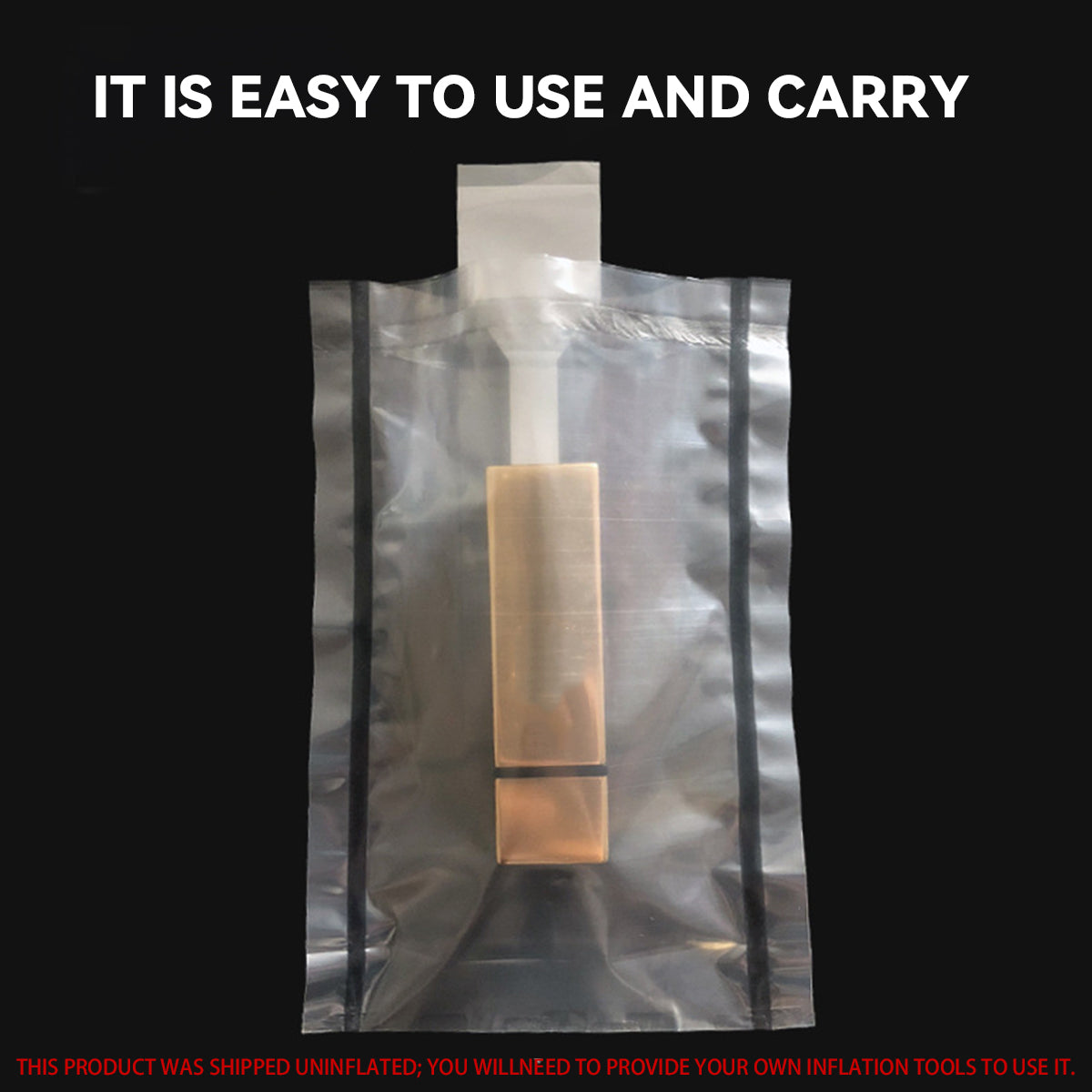 100PCS Clear Inflatable Lipstick Protective Bags Shockproof Packaging