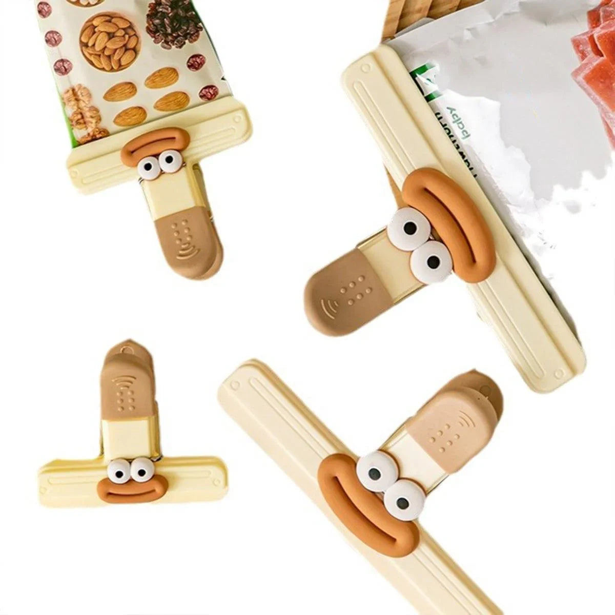 Plastic Clip Seal Food Snack Clips 6PCS