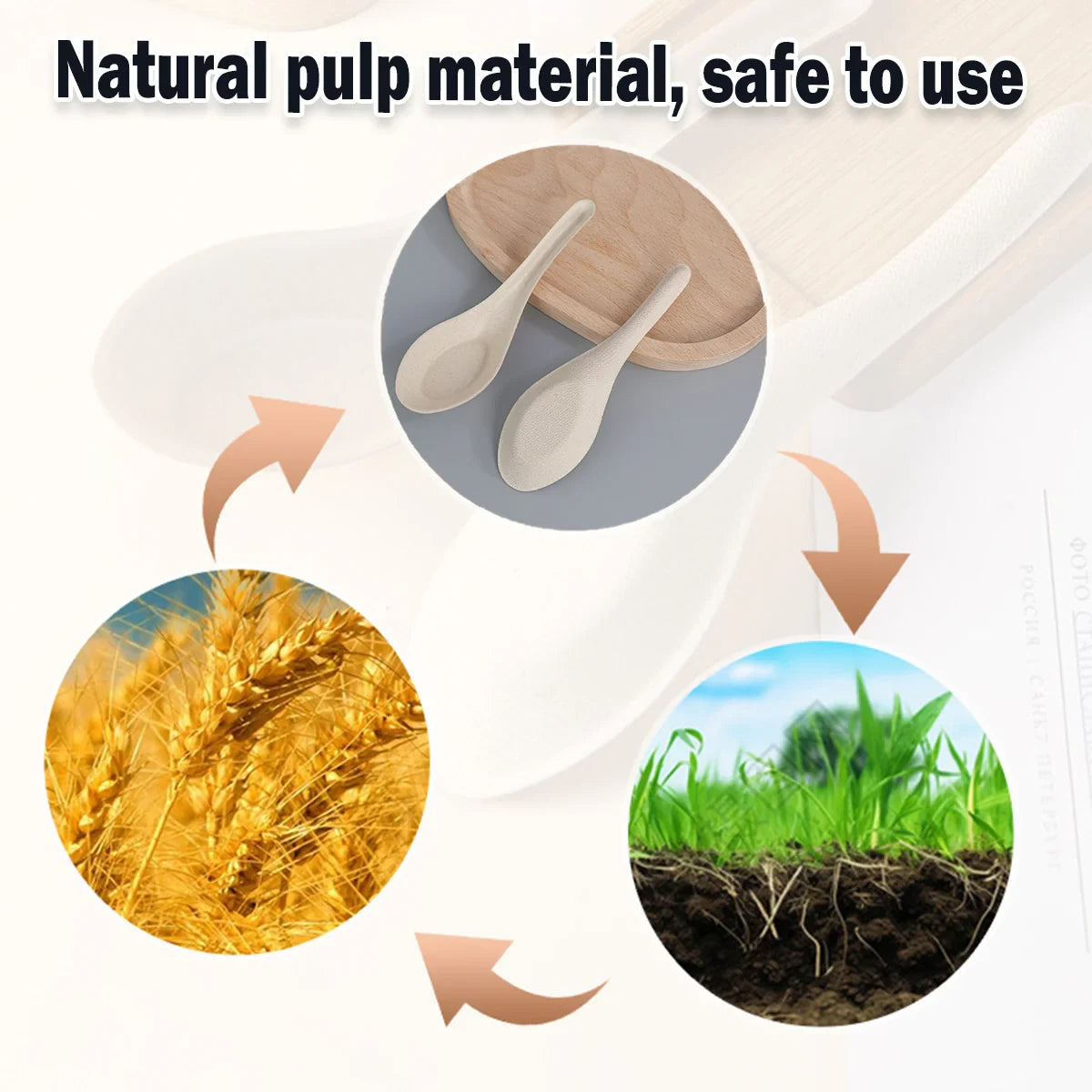 100pcs Disposable Chopsticks 4-Pair Packs for Home Restaurant