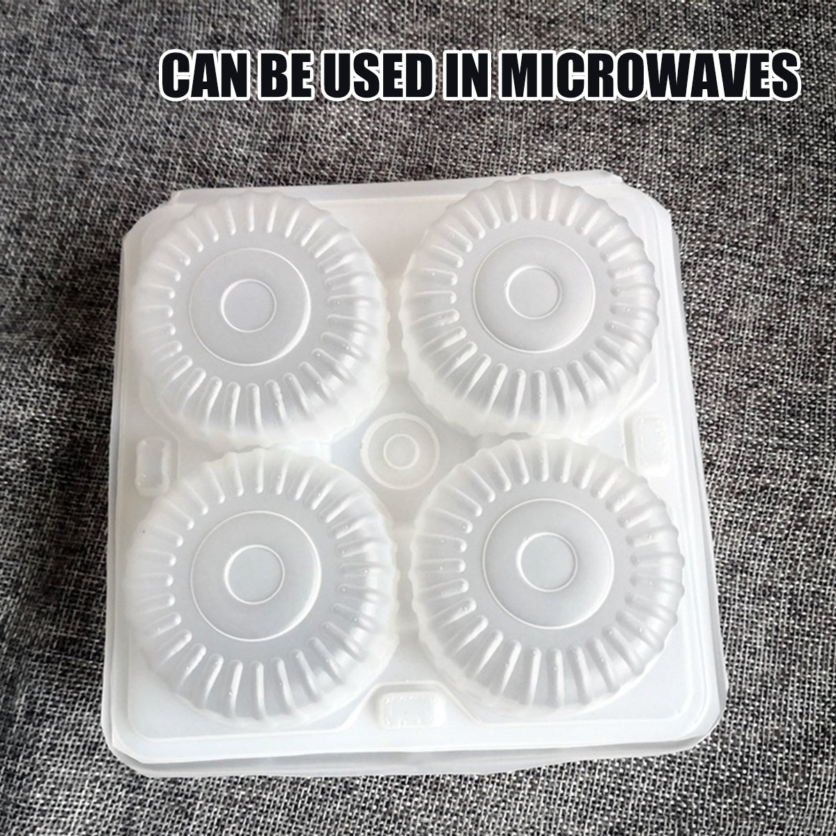 100PCS Disposable Food Containers 4 or 6 Grid Takeaway Meal Boxes