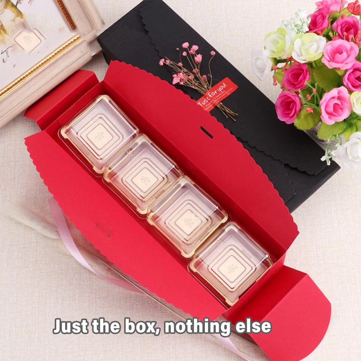 Kraft Paper Baking Box Biscuit Packing Box 50PCS