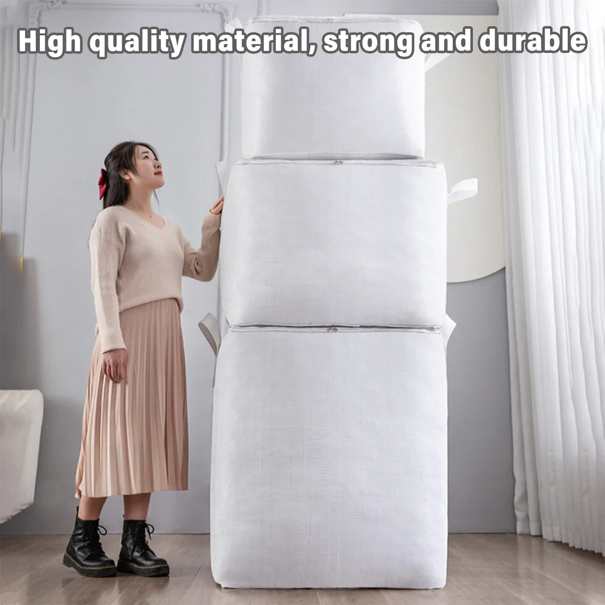 Large Capacity Moving Bag Packing Organizer Tote 1Pack