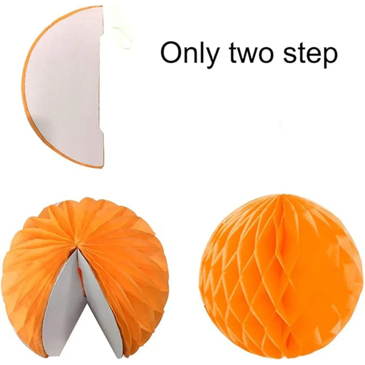 Honeycomb Tissue Paper Ball Party Decorations 10PCS
